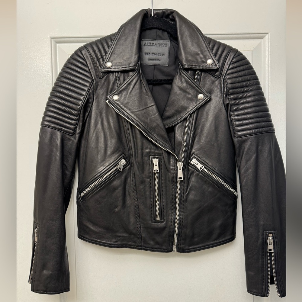AllSaints Biker Jacket NWT (Size 4)